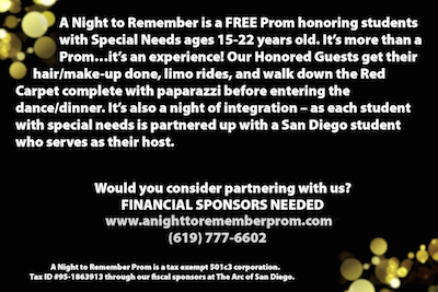 A Night To Remember Prom Needs Honored Guests