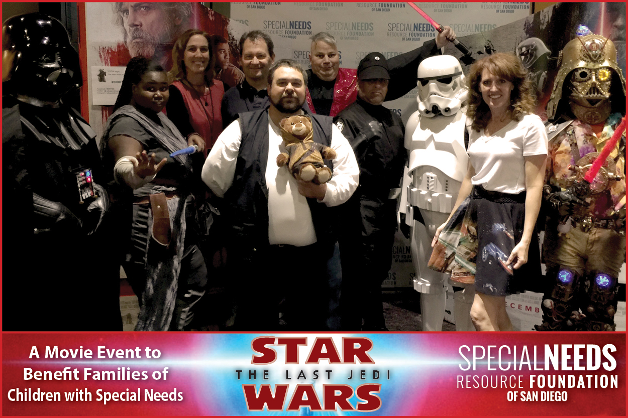 Star Wars The Last Jedi Movie Fundraiser for Special Needs