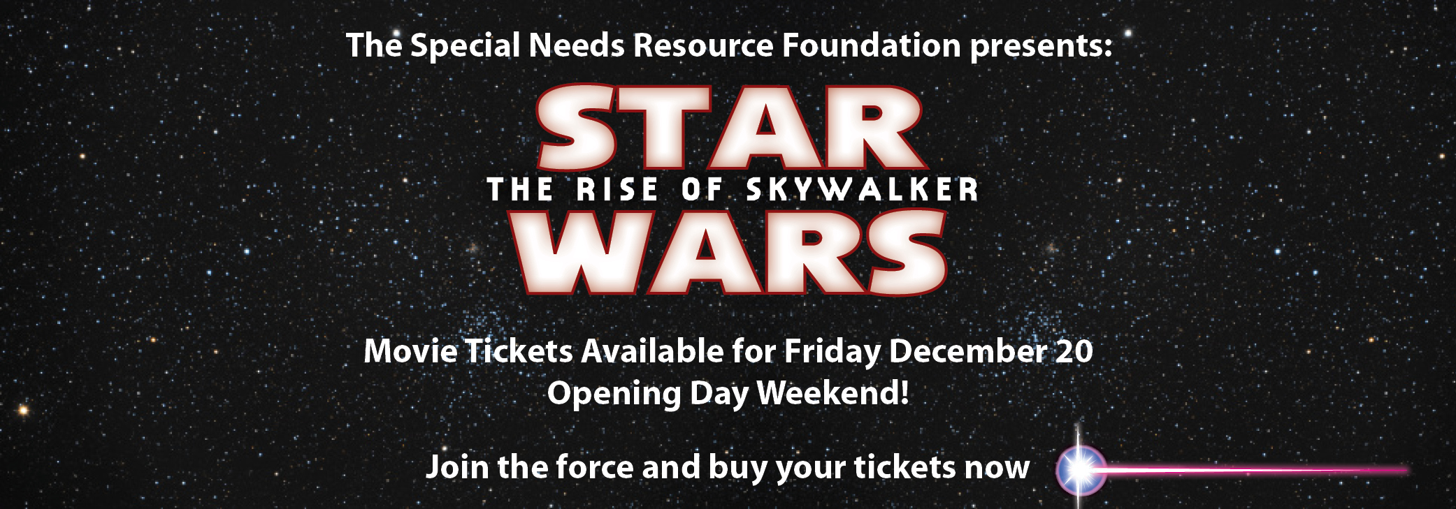 Star Wars: The Rise of Skywalker Movie Fundraiser